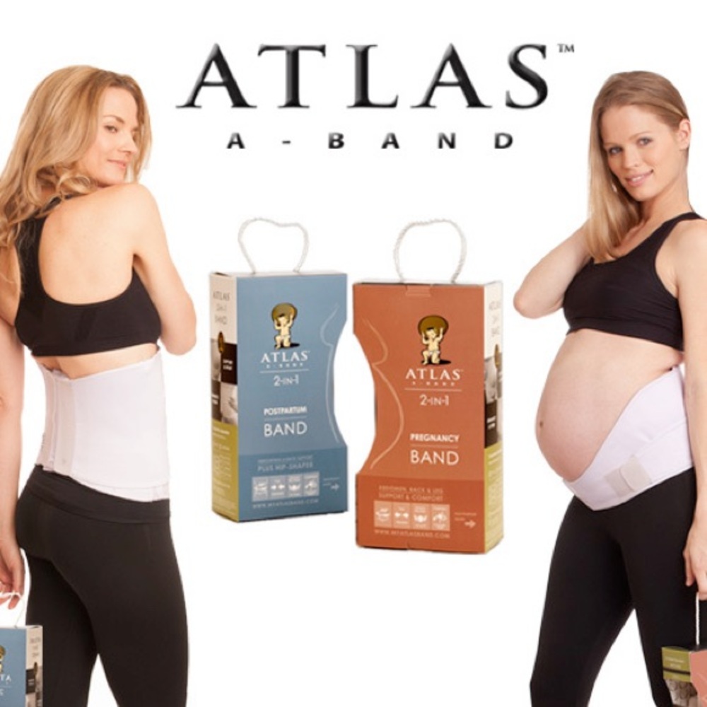 Atlas 2-in-1 Band Combo: Maternity Pregancy & Post-Partum Support Bands